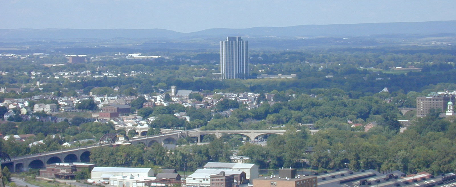 Photo of the city of bethlehem.